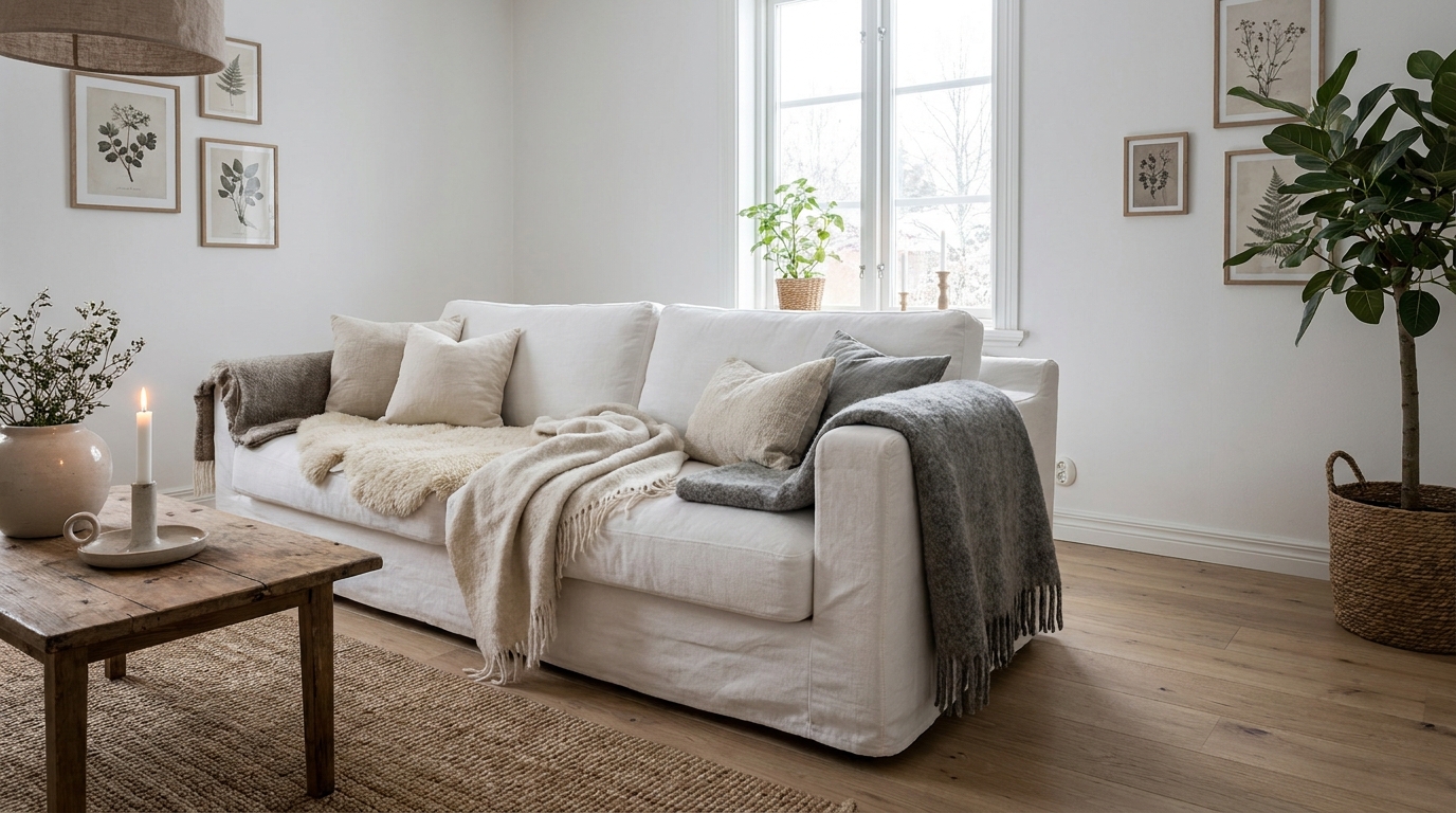 Best Scandinavian Decor Pieces 2026 Woolen Throws Minimalist Lamps Storage — feature image