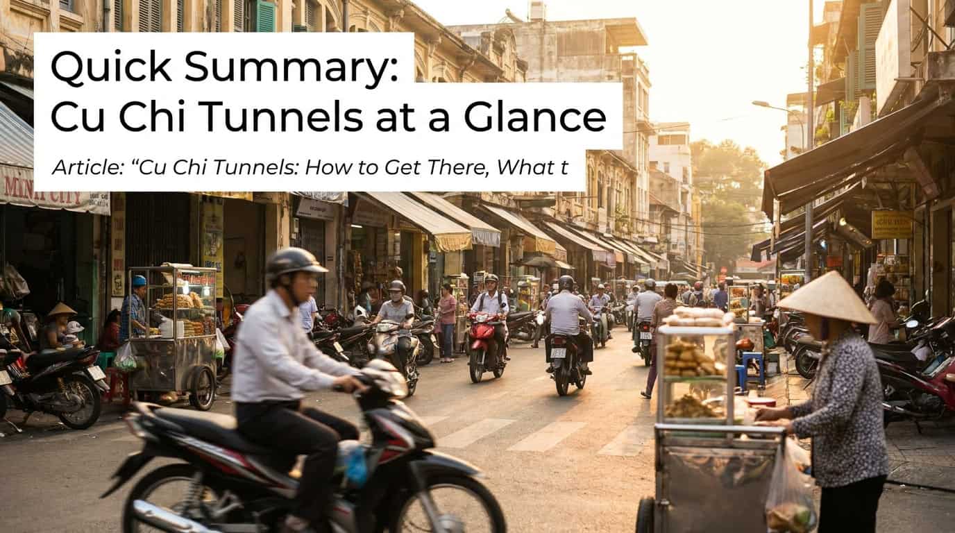 Cu Chi Tunnels: How to Get There, What to Expect (2026) — section 1