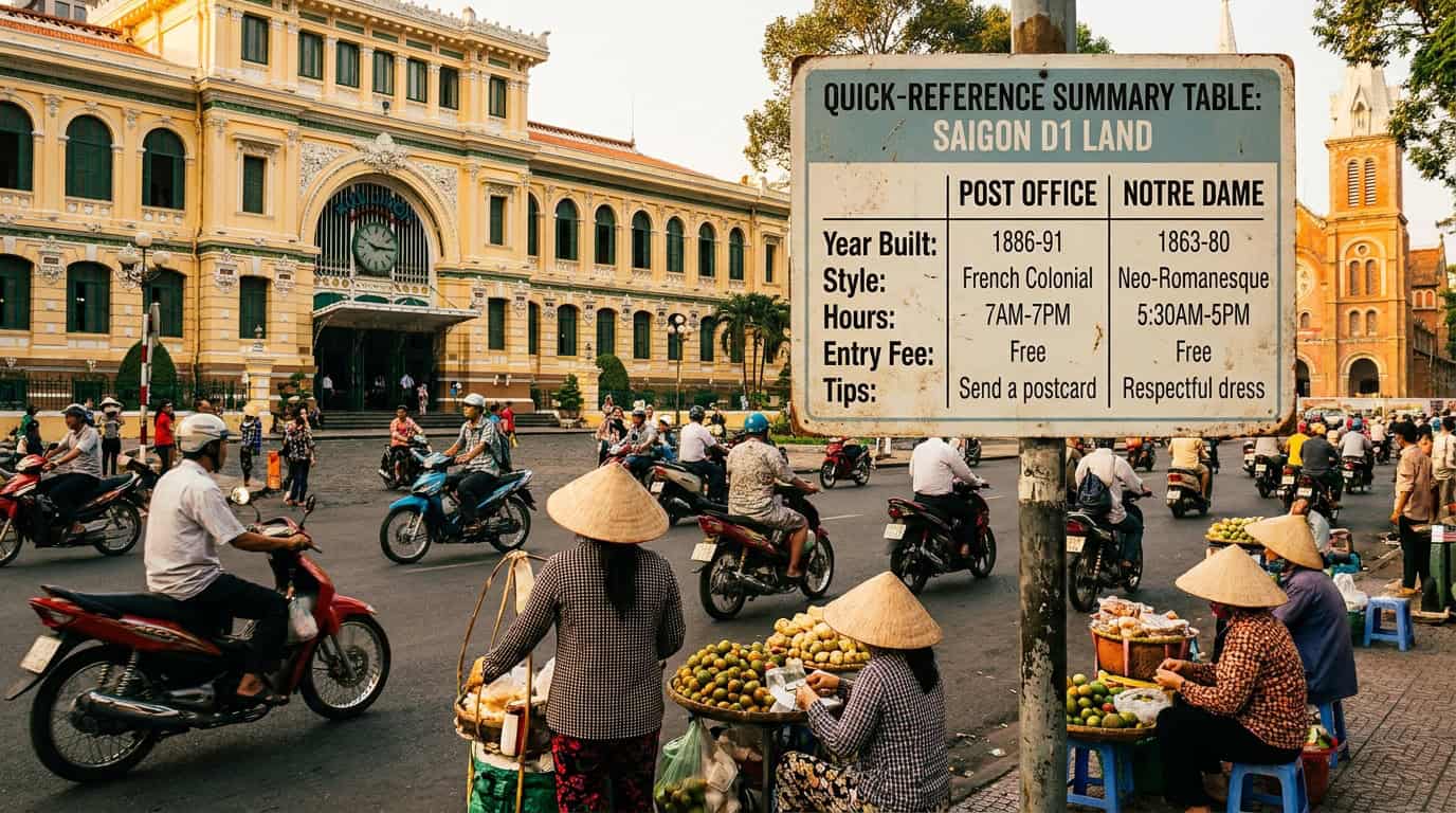 Saigon Post Office & Notre Dame: D1 Landmark Guide — section 1