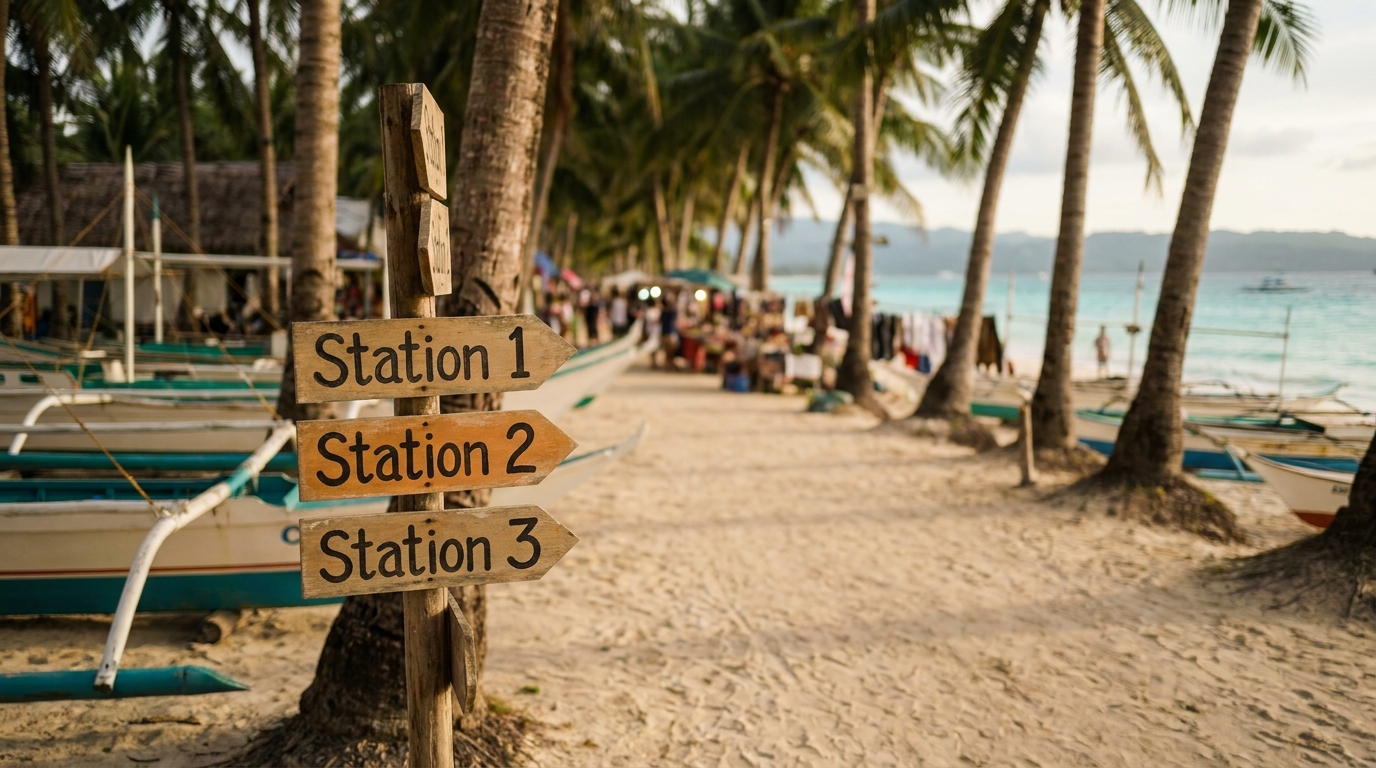 Understanding Boracay's Layout: Stations, Beaches, and How to Choose in Southeast Asia