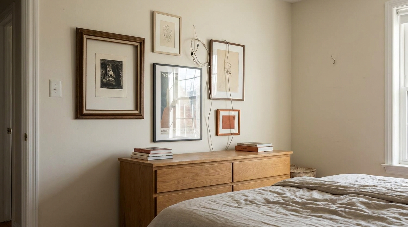 Common Bedroom Gallery Wall Mistakes — scene
