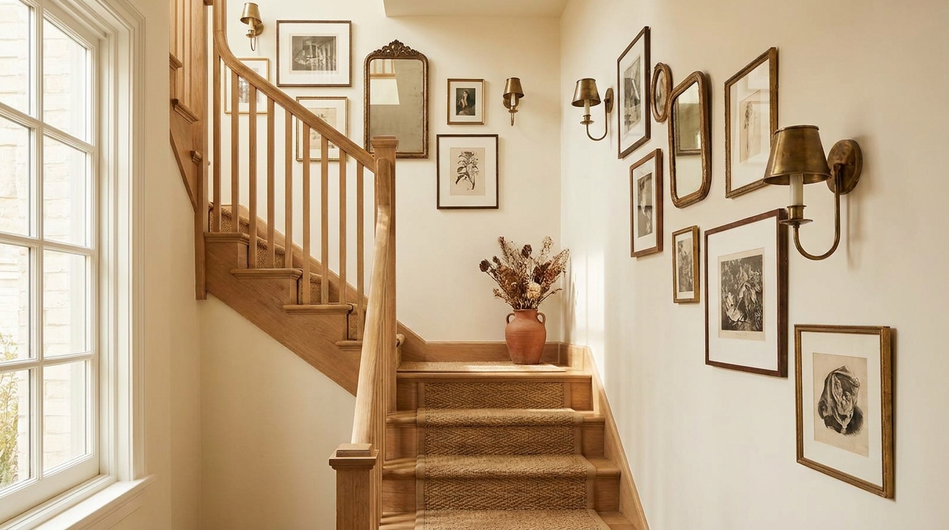 Staircase Gallery Wall Ideas: 15 Layouts That Work — editorial scene