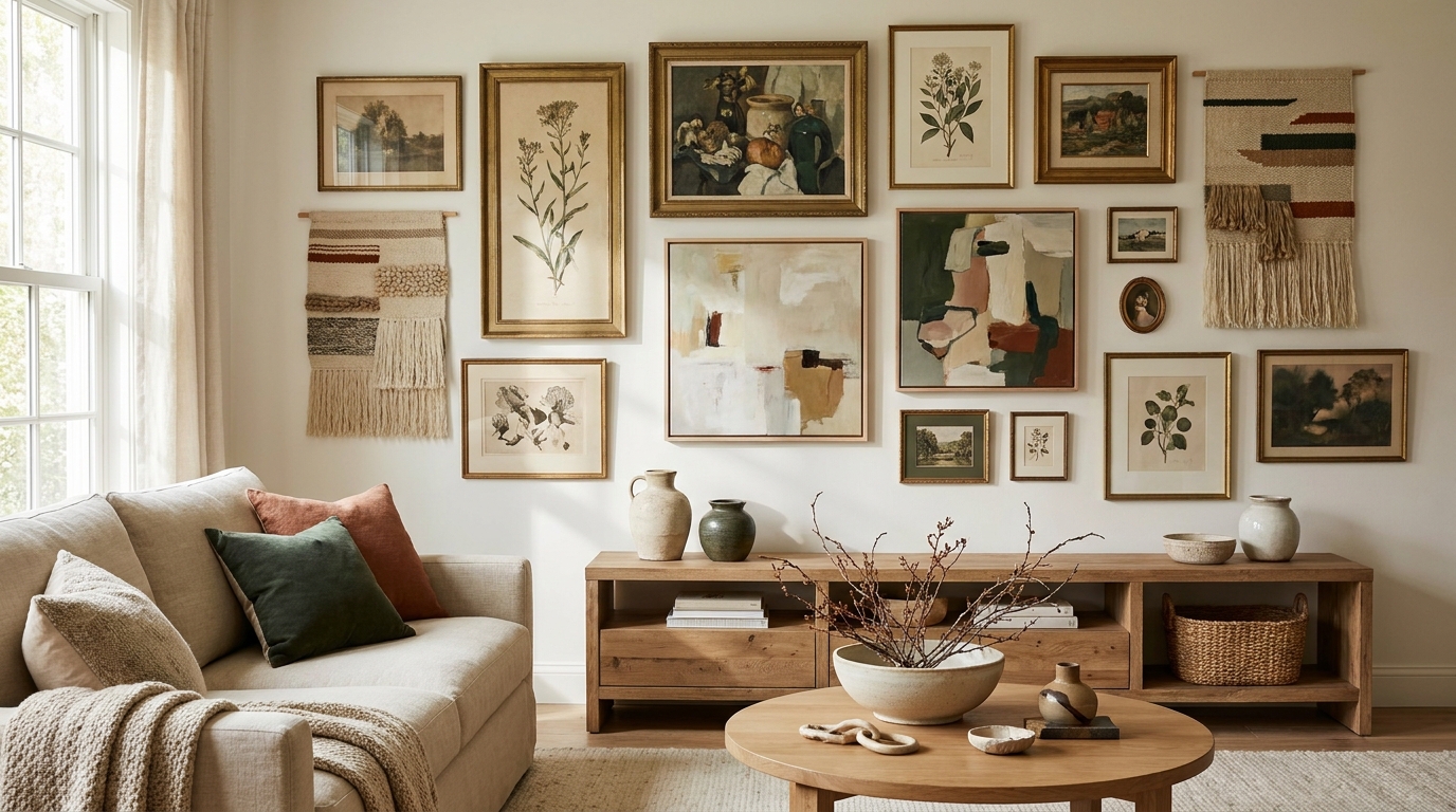 How Much Should a Full Gallery Wall Cost — scene