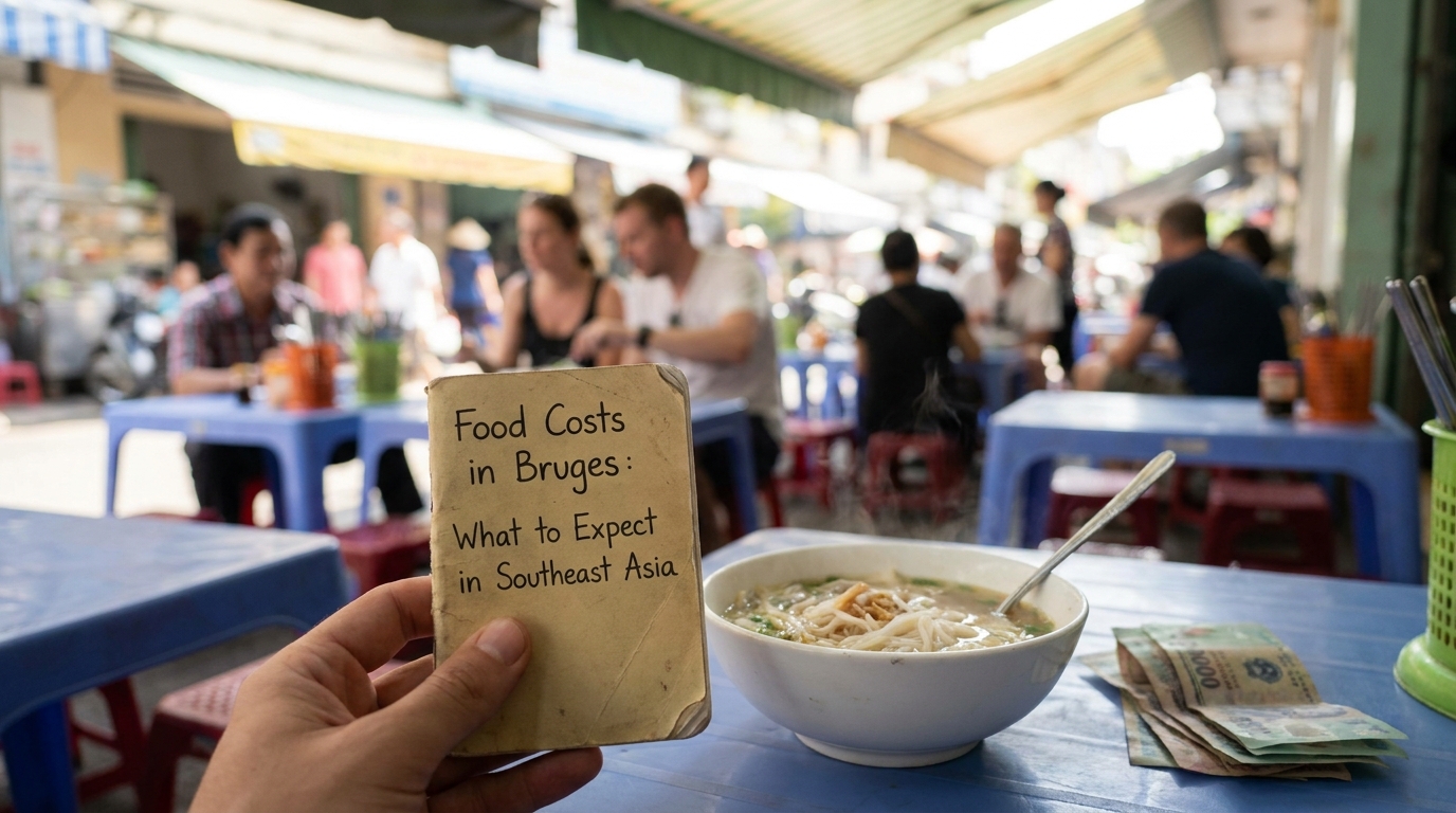 Food Costs in Bruges: What to Expect in Southeast Asia