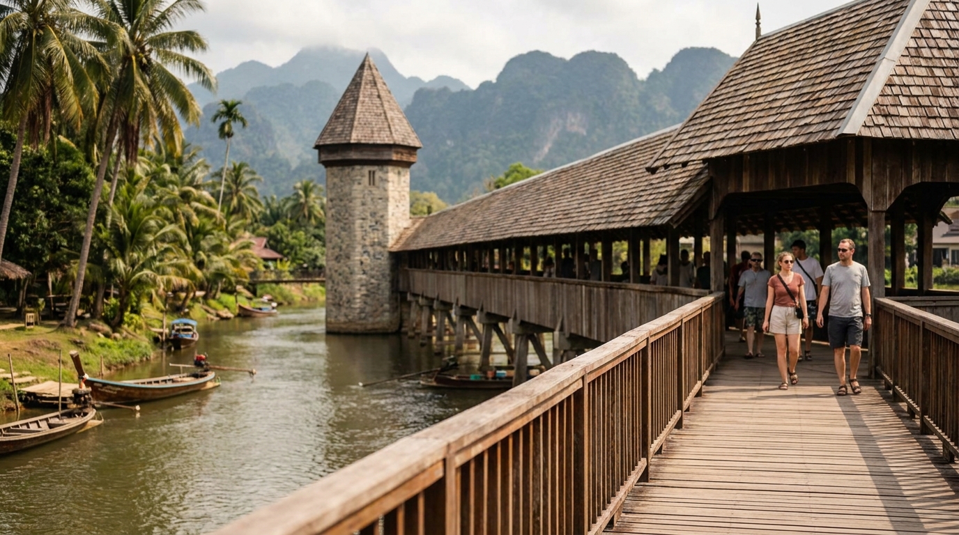 1. Walk Across the Chapel Bridge (Kapellbrücke) in Southeast Asia