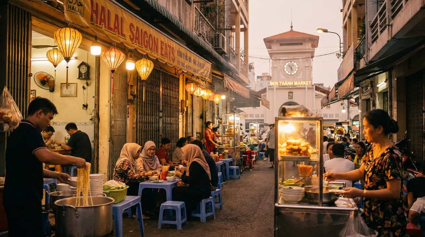 Halal Food in Saigon: Best Muslim-Friendly Restaurants — Ben Thanh Market Area and District 5 Halal Eats