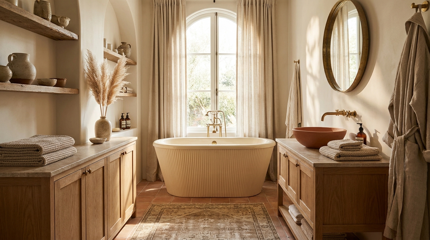 Bathroom Ideas That Photograph Like a Boutique Hotel — scene