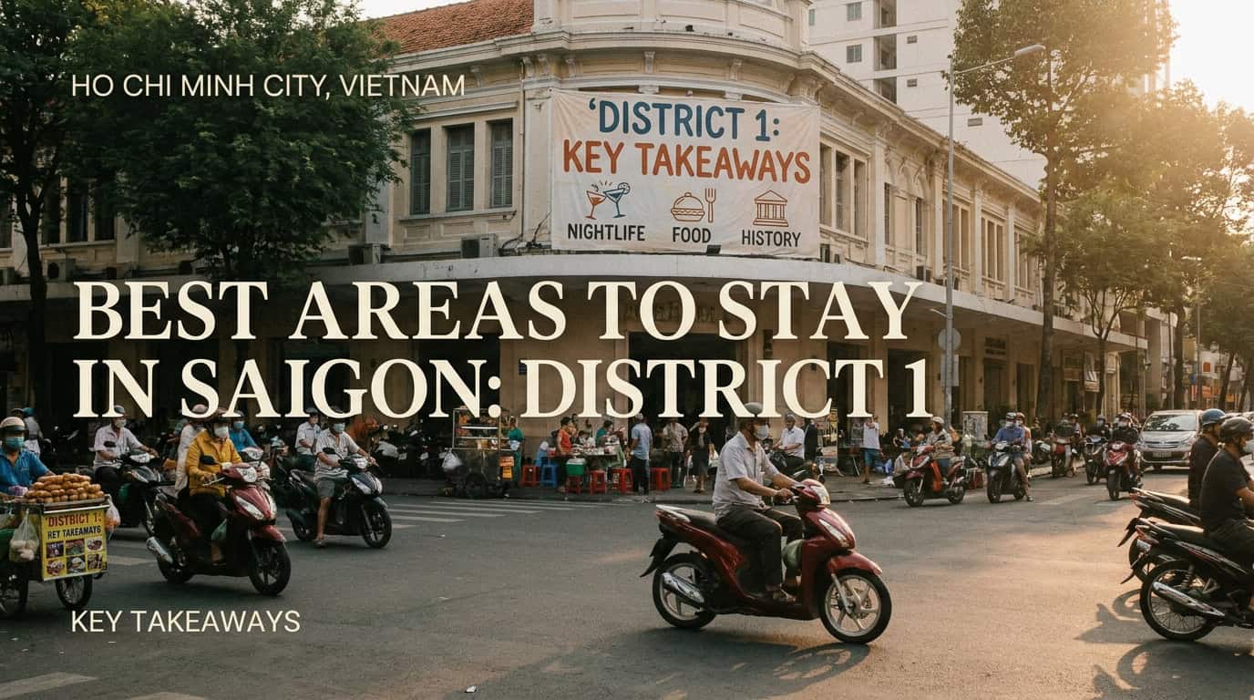 Best Areas to Stay in Saigon: District Guide for First-Timers — Key Takeaways