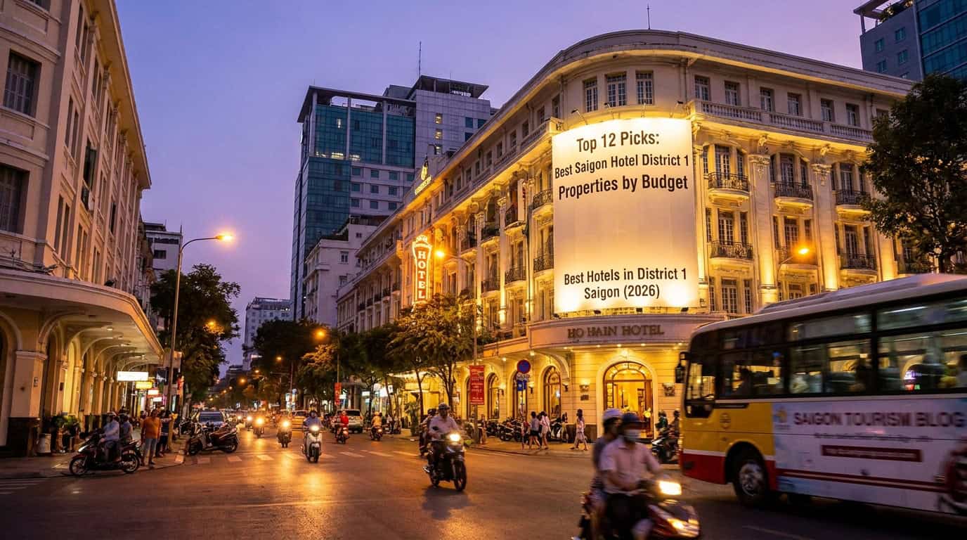 Best Hotels in District 1 Saigon (2026) — Top 12 Picks: Best Saigon Hotel District 1 Propert