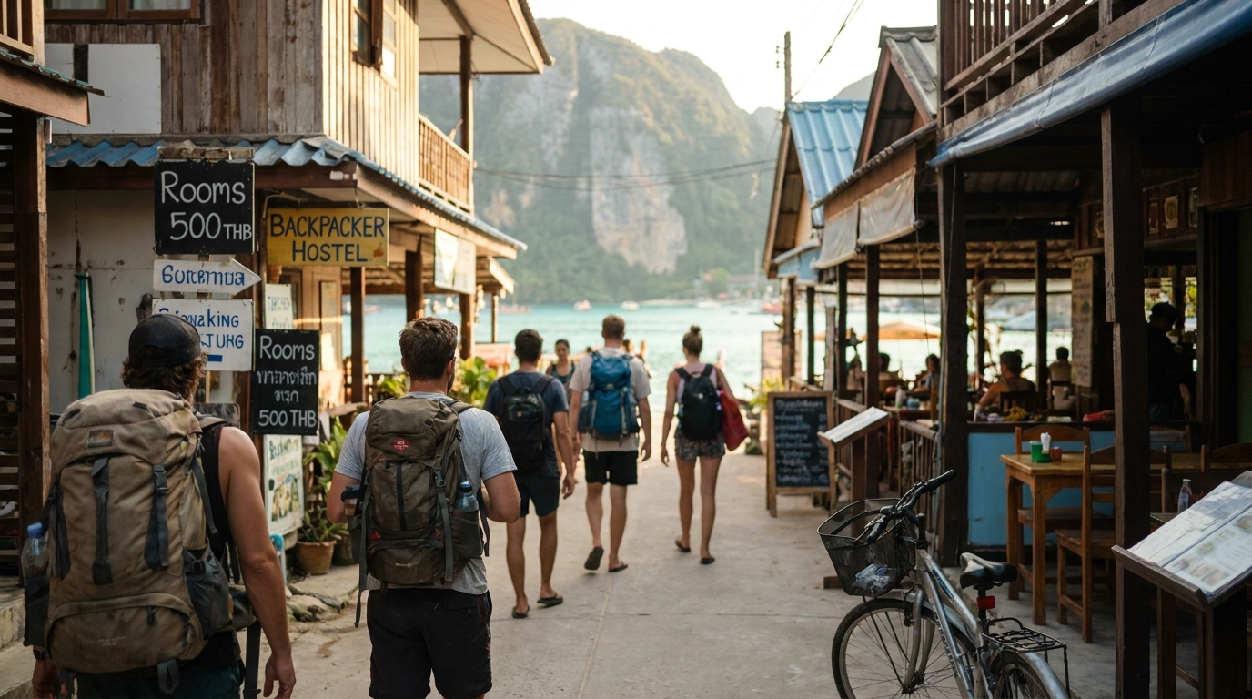 Tonsai Village: Where to Stay in Phi Phi Islands on a Budget