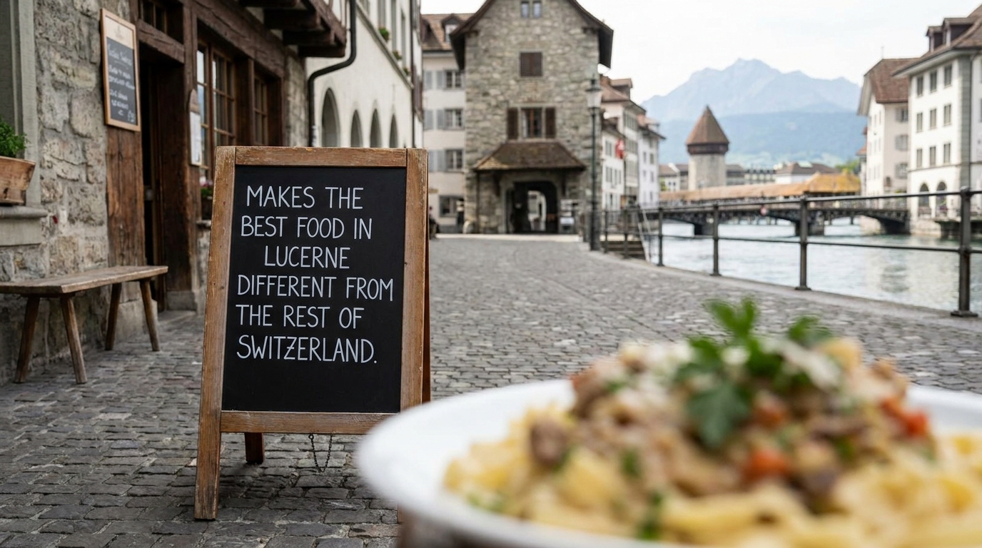What Makes the Best Food in Lucerne Different from the Rest of Switzerland in Lucerne, Switzerland