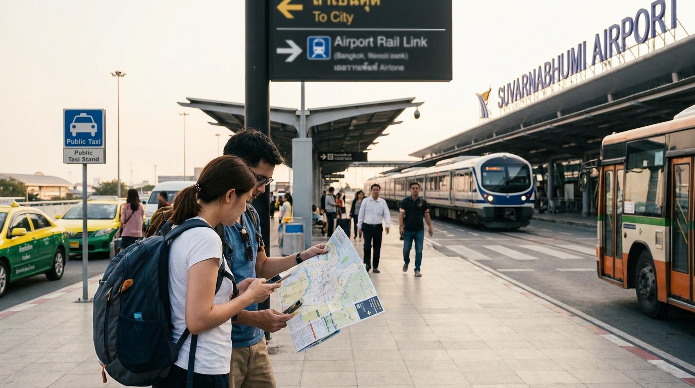 What's the Best Way to Get from Bangkok Airport to the City? getting around bangkok