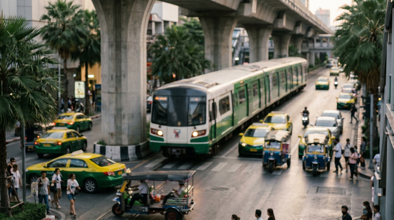 How Does the BTS Skytrain Work? getting around bangkok