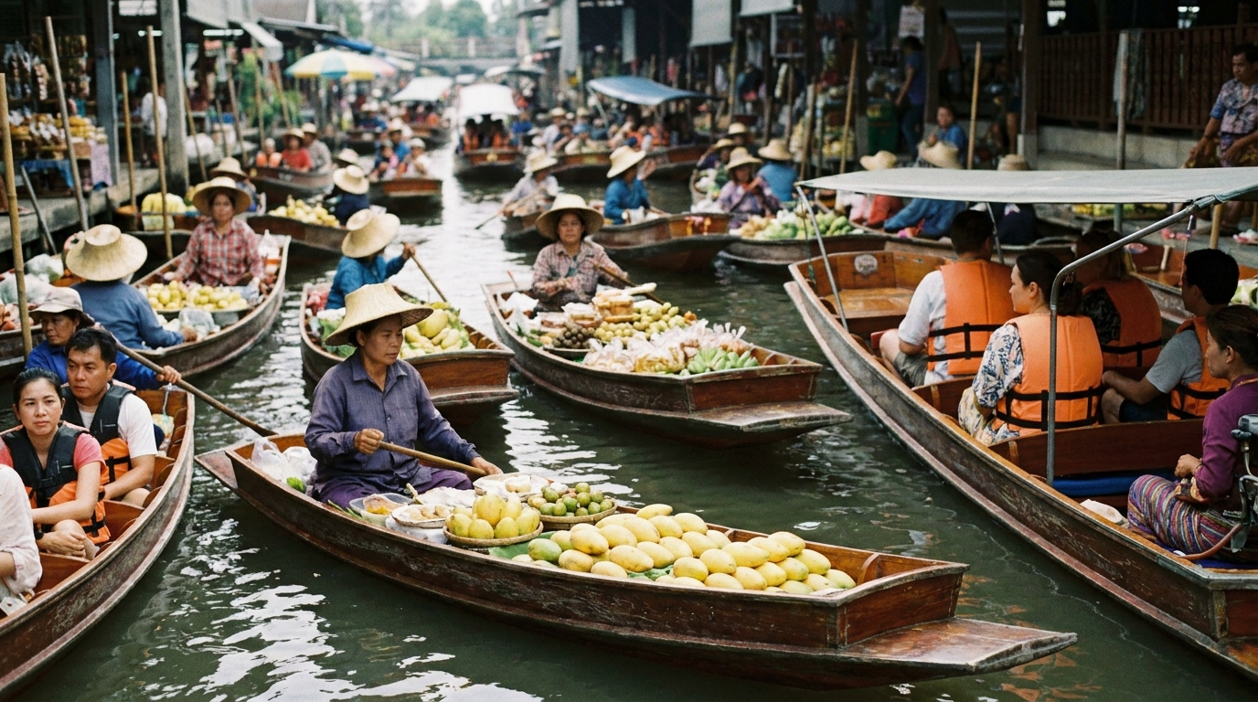 What's Damnoen Saduak Floating Market Really Like? bangkok day trips