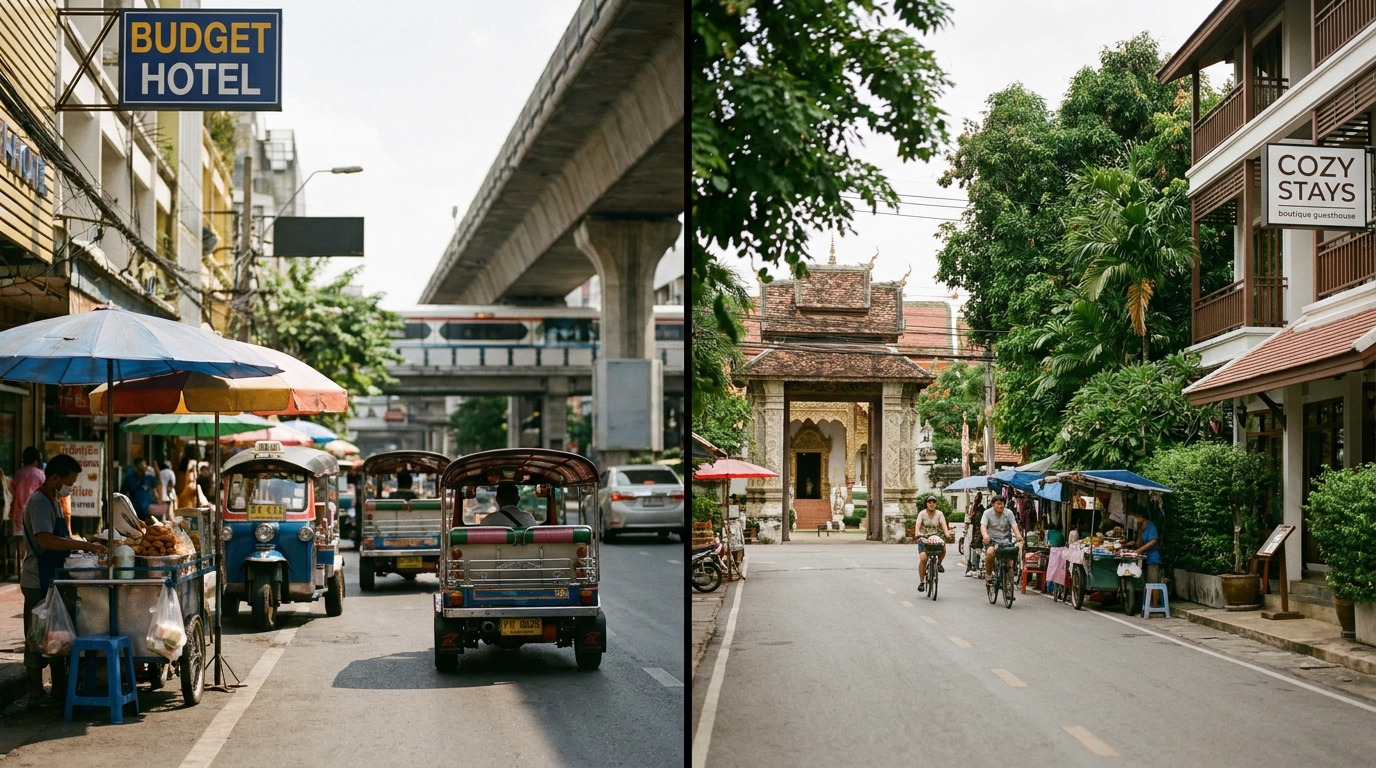 What Can You Do in Each City? bangkok vs chiang mai