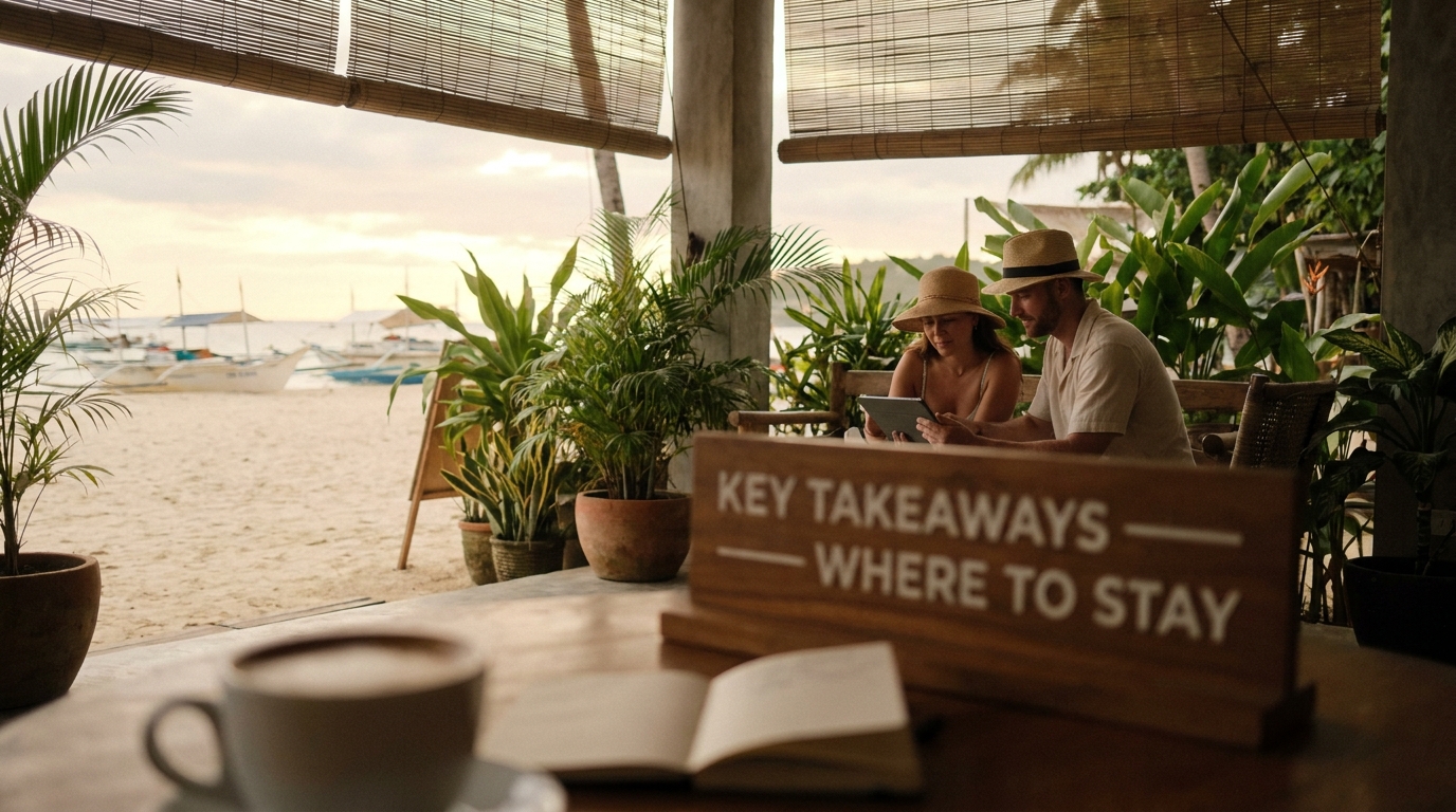 Key Takeaways — Where To Stay In Boracay