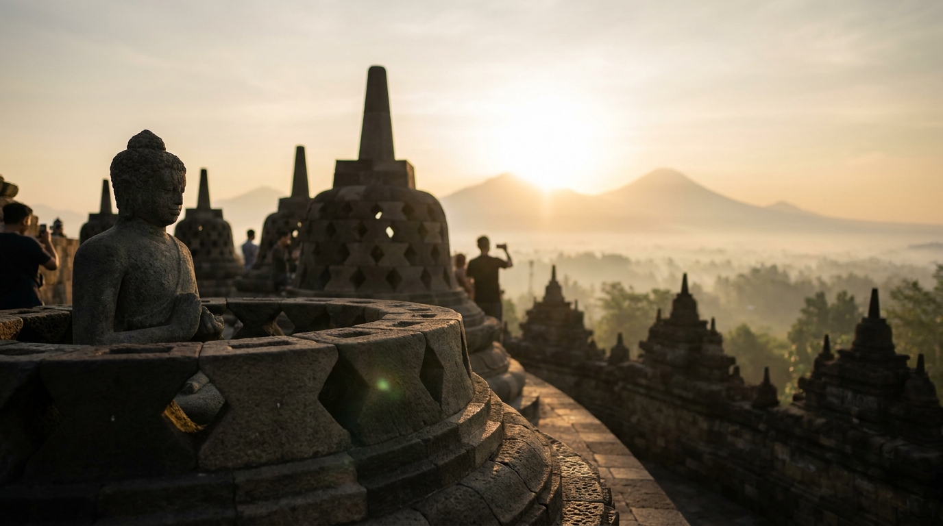 Day 1: Borobudur Sunrise yogyakarta itinerary