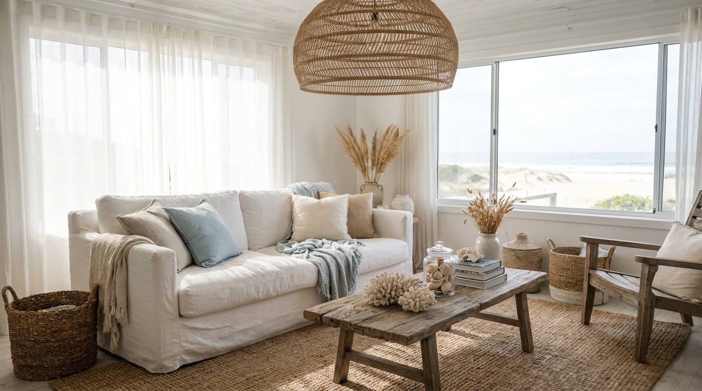 How to Combine Coastal Throws and Pillows Without Overdoing It