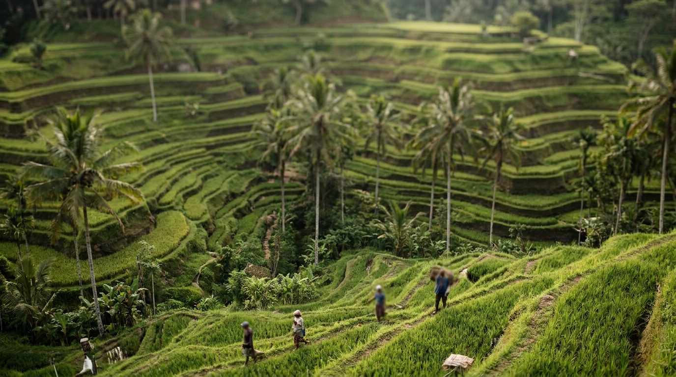 2. Tegallalang Rice Terraces instagrammable places in bali
