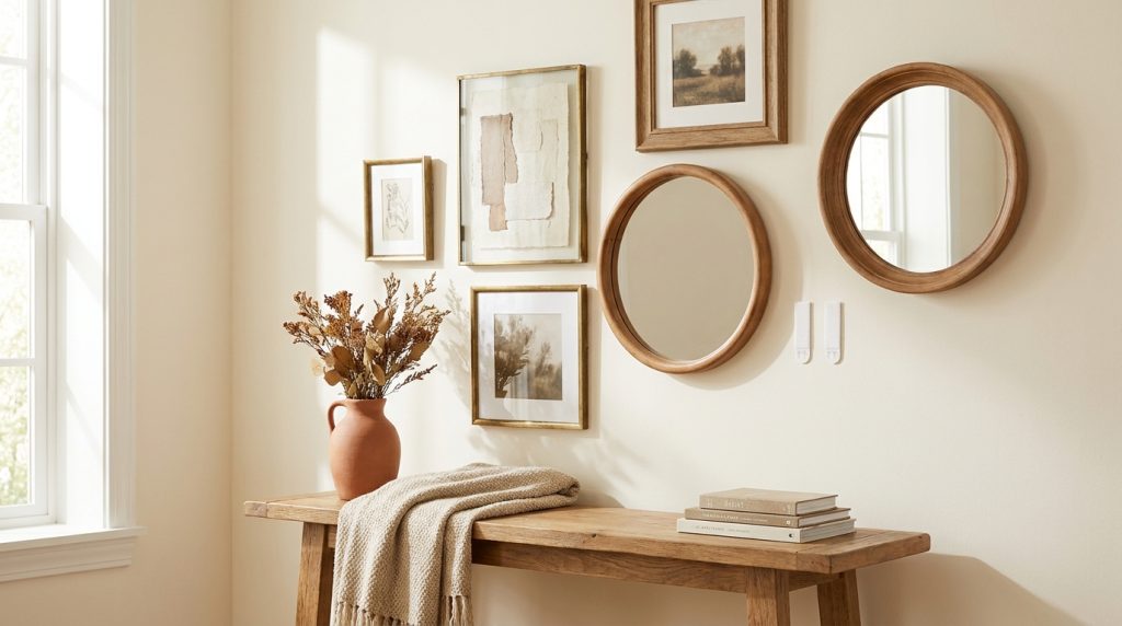 command strips for gallery wall - feature - editorial home decor styling photography 2026