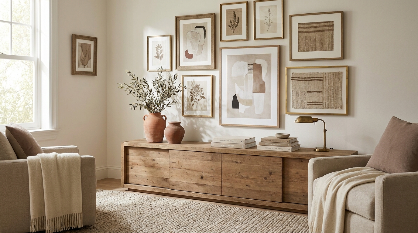 styled gallery wall variation 4 — scene