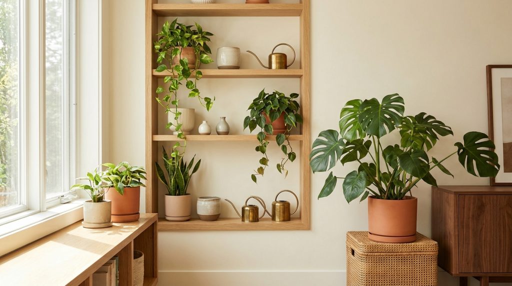 low maintenance indoor plants - feature - editorial home decor styling photography 2026