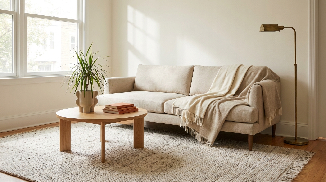 best sofas under 1500 — editorial home decor styled scene with natural daylight and renter-friendly setup