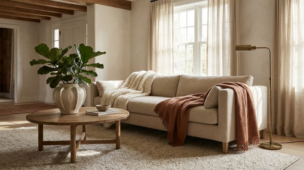 modern vs cozy living room - feature - editorial home decor styling photography 2026