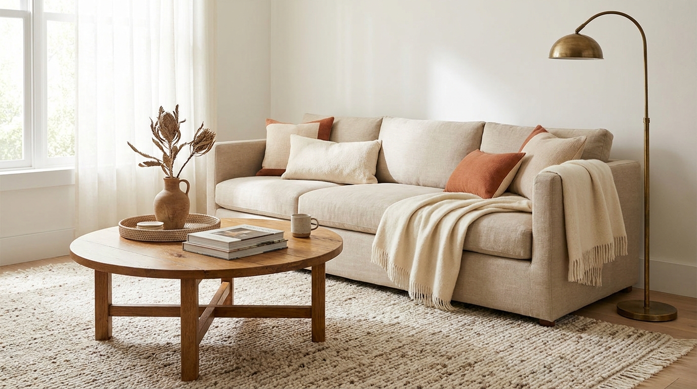 best coffee tables under $400 — editorial home decor styled scene with natural daylight and renter-friendly setup