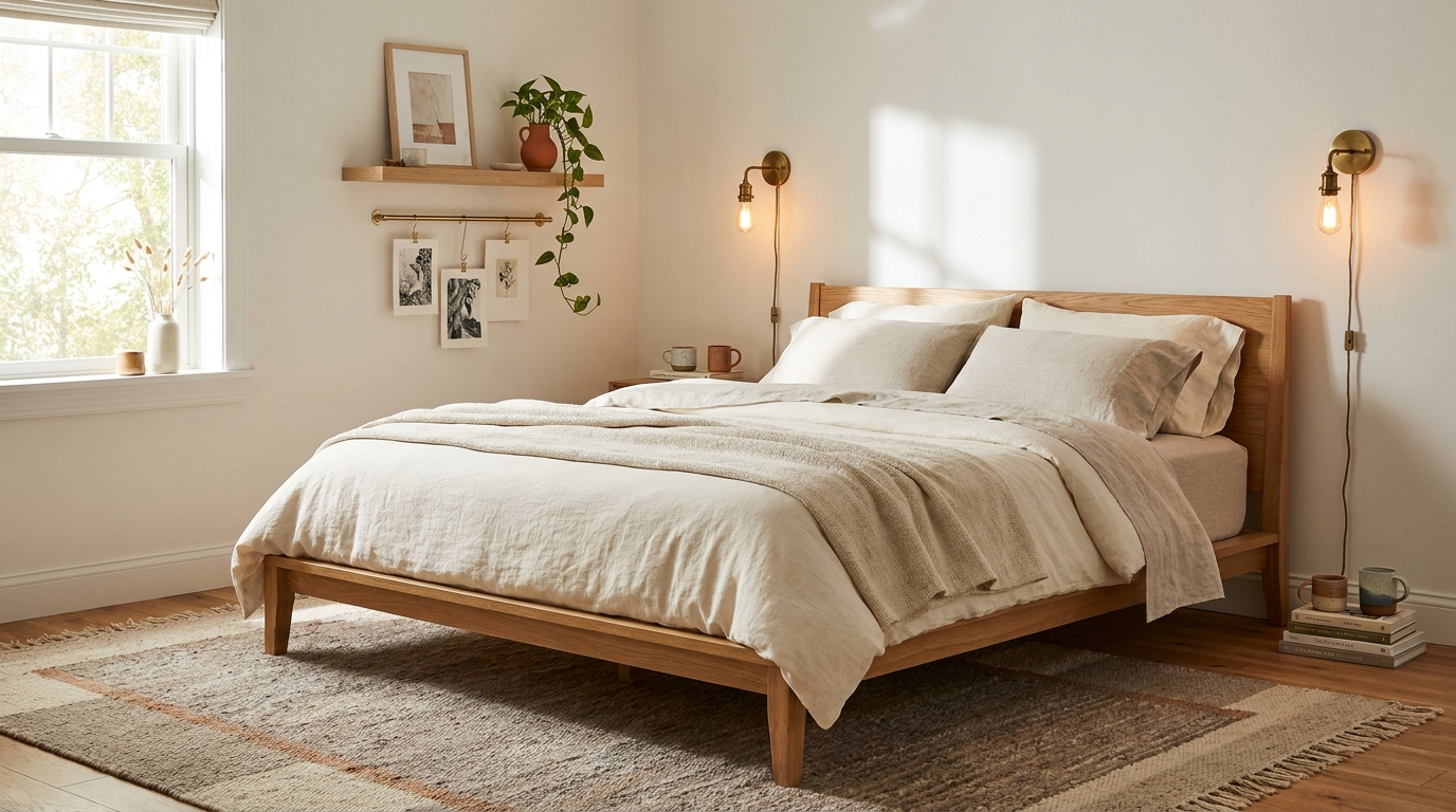Amazon bedroom lighting picks plug-in sconces and warm bulbs