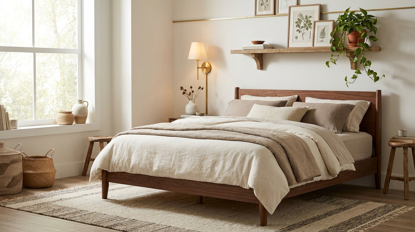 best bedroom decor amazon 2026 — editorial home decor styled scene with natural daylight and renter-friendly setup