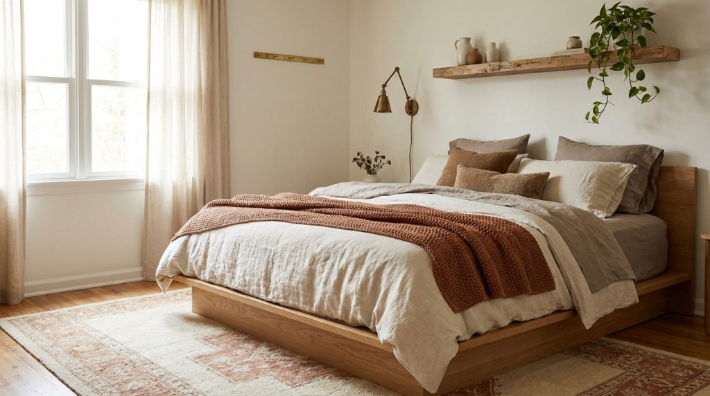 bedroom layering technique - feature - editorial home decor styling photography 2026