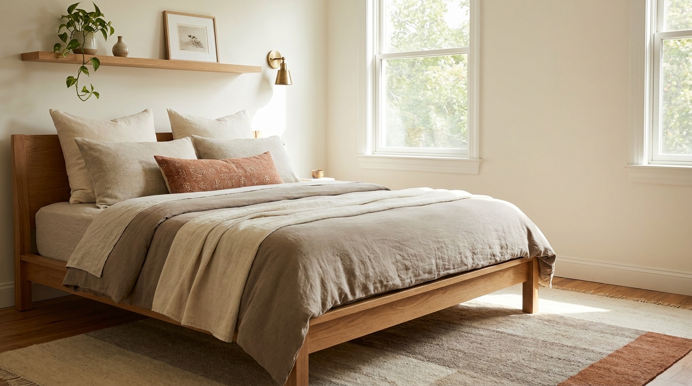 Pillow stacking formula euro standard and lumbar bedroom