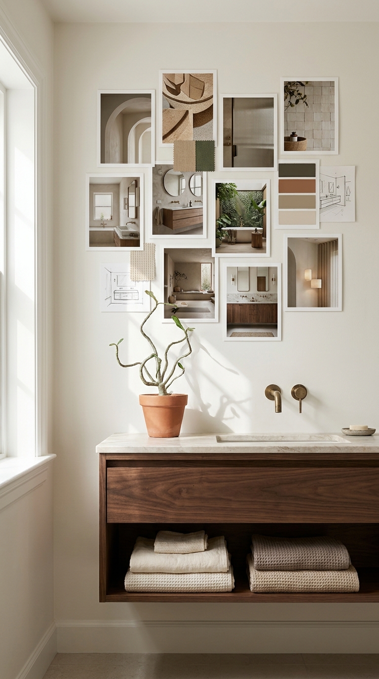 10 bathroom trends in for 2026 collage