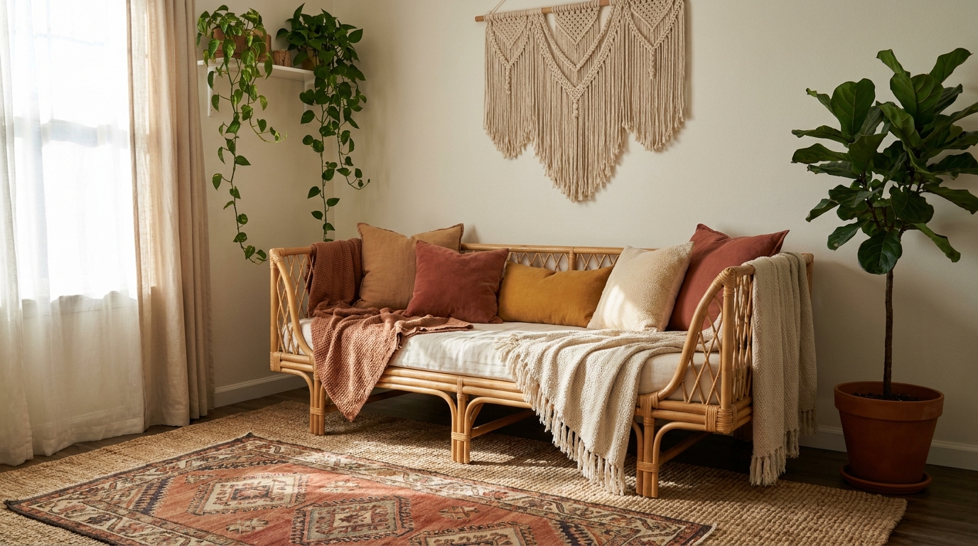 Cleaning a boho rug