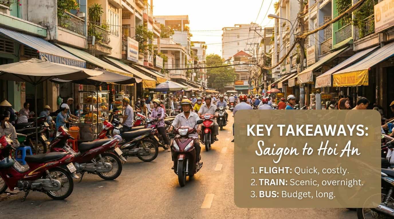 saigon to hoi an — Key Takeaways