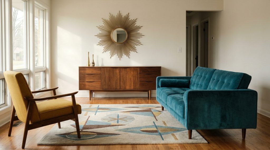 mid century modern bedroom — featured image