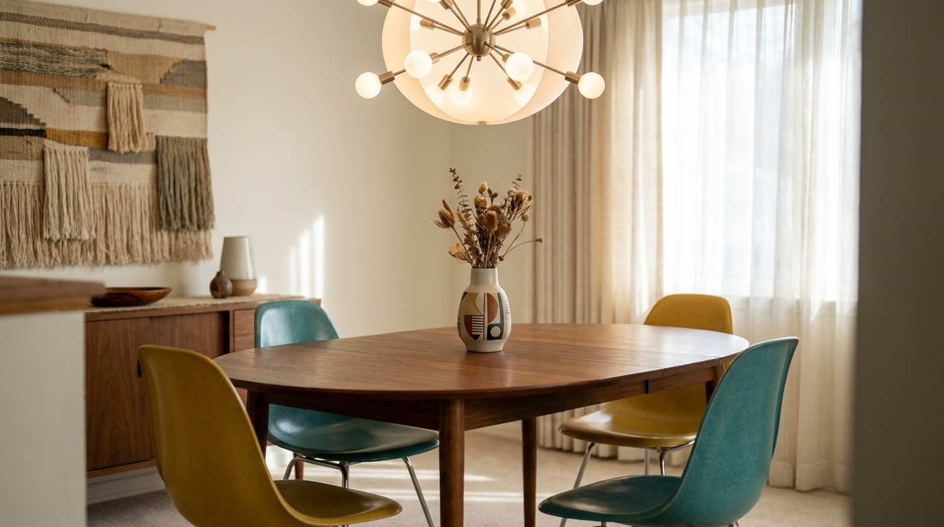 How to Apply MCM Style in the Living Room