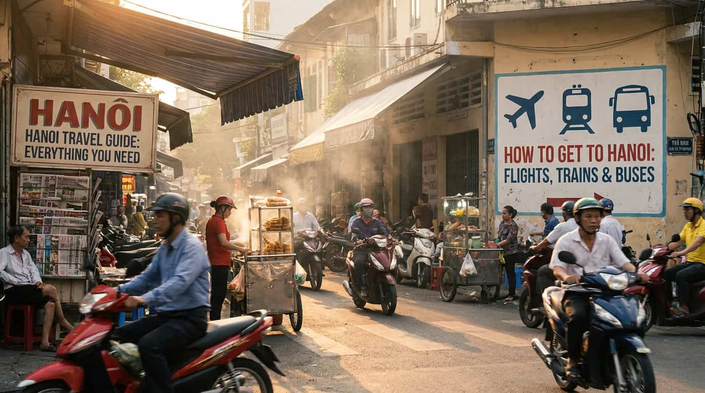hanoi travel — How to Get to Hanoi: Flights, Trains & Buses