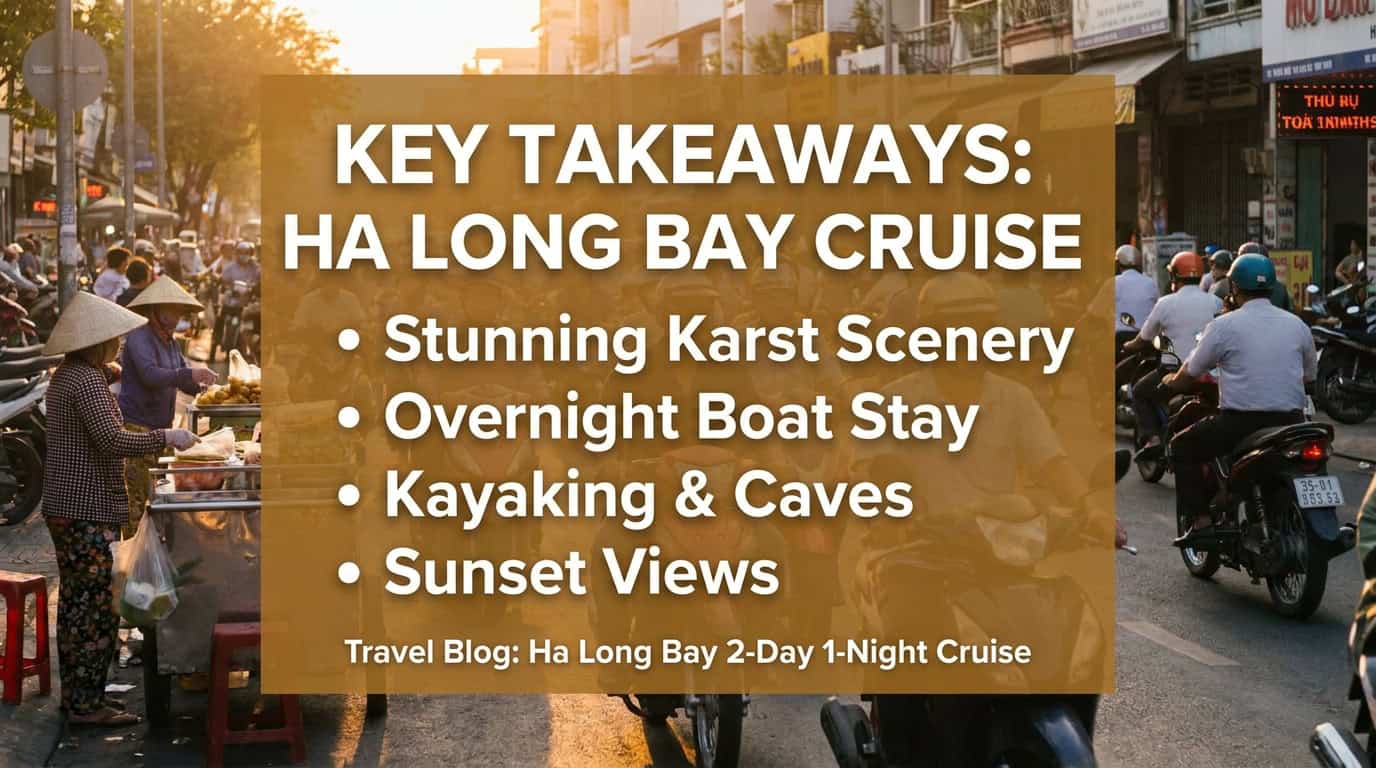 Ha Long Bay 2-Day 1-Night Cruise: What to Expect — section 1