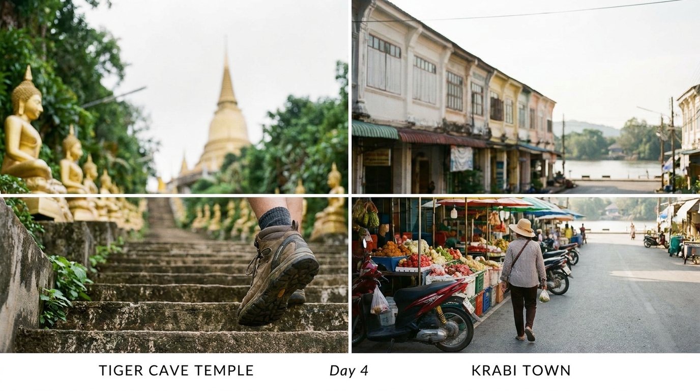 Day 4: Tiger Cave Temple and Krabi Town - perfect krabi itinerary 4 days step by step