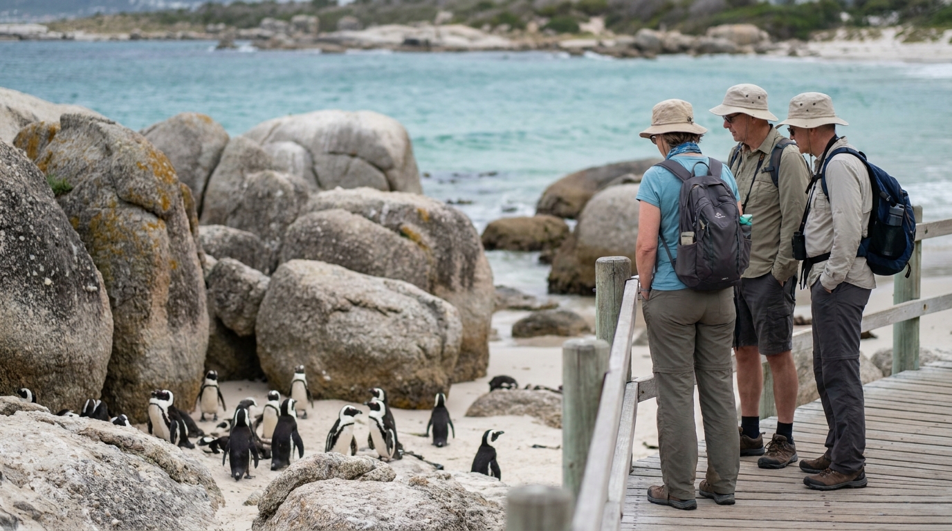 3. Visit Boulders Beach and the African Penguin Colony - best things to do in cape town