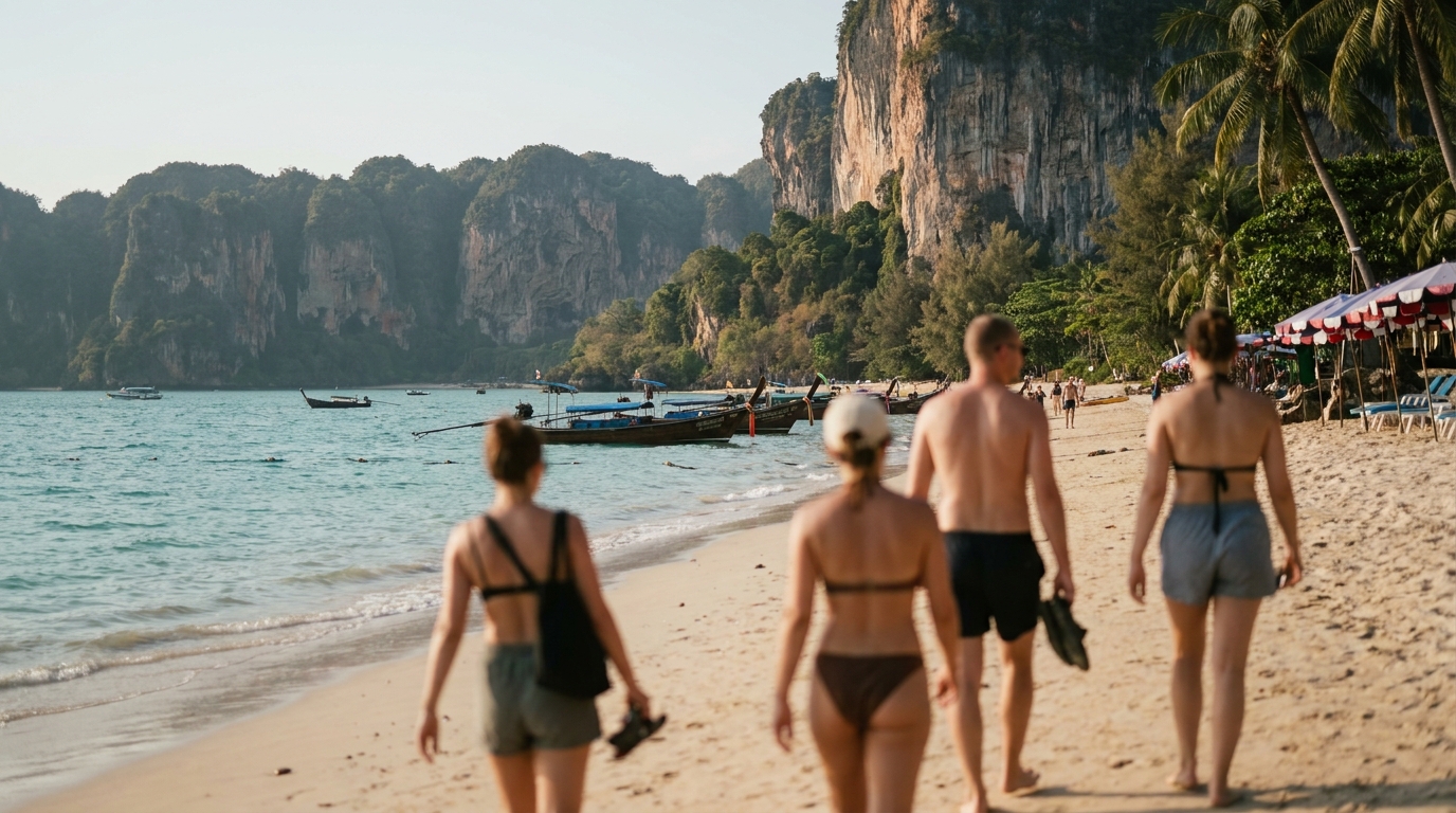 3. Ao Nang Beach — Best for Convenience - best beaches krabi
