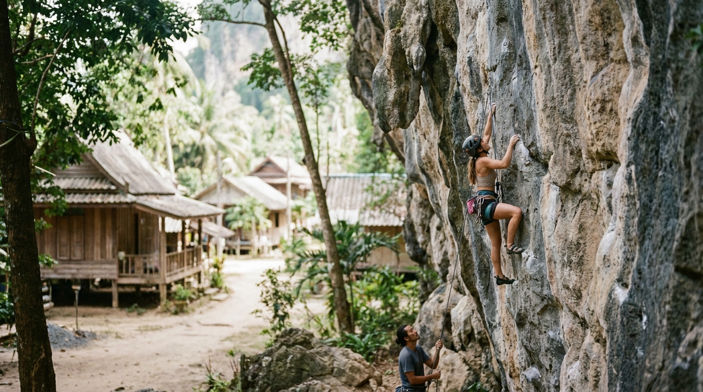 Ban Hua Hin Village: Rock Climbing Without the Railay Markup - hidden gems krabi