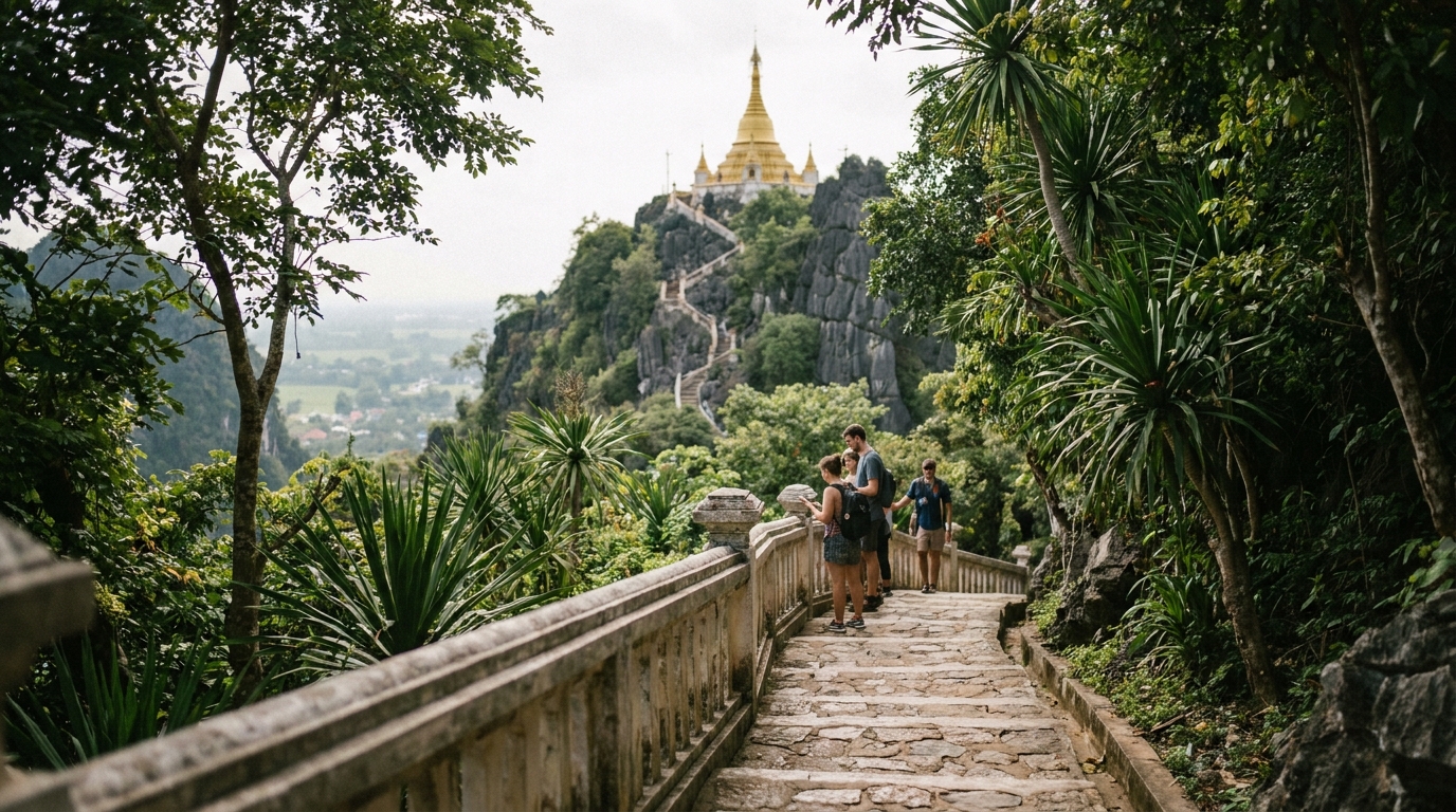 4. Tiger Cave Temple Hike (Wat Tham Suea) - things to do in krabi
