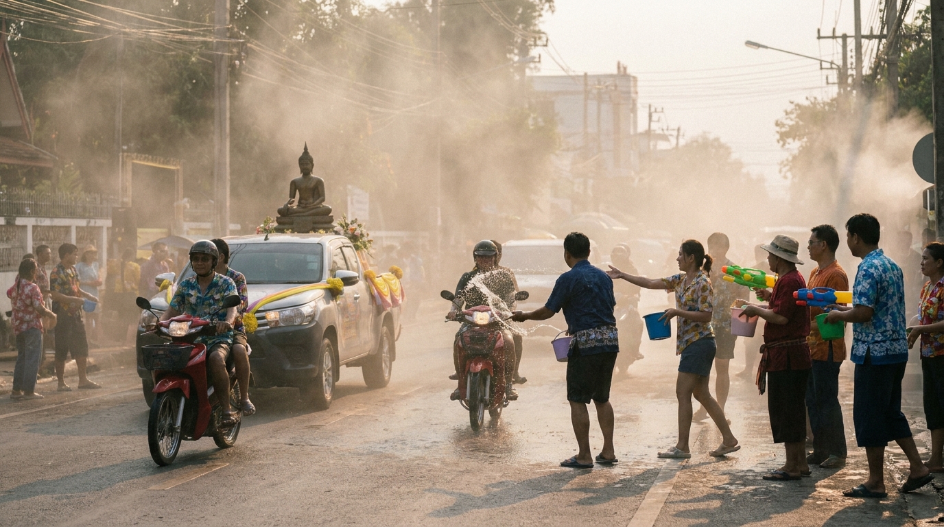 March and April: Hot, Smoky, and Songkran Season - best time to visit chiang mai