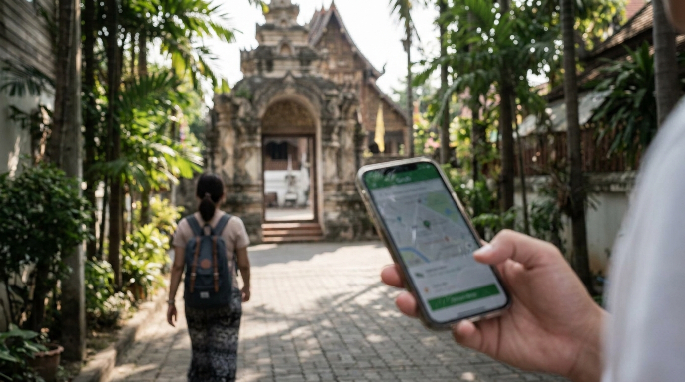 Grab App: Cheaper but Requires a Short Walk - chiang mai airport transfer