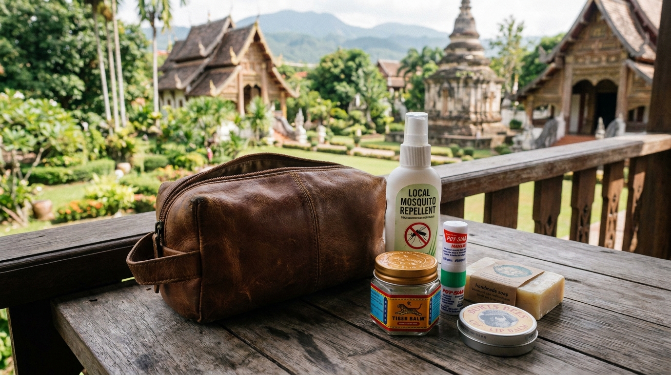 Toiletries and Health Essentials - chiang mai packing list