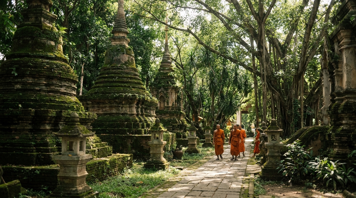 Wat Chedi Luang's Hidden Inner Courtyard - hidden gems chiang mai