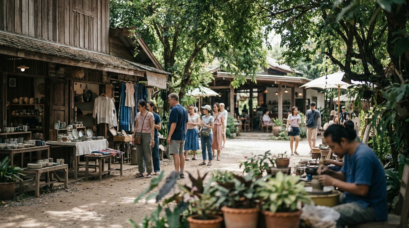 Baan Kang Wat Artist Village - hidden gems chiang mai